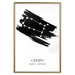 Wall Poster Zodiac signs: Gemini - black and white star constellation on white 114857 additionalThumb 20