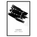 Wall Poster Zodiac signs: Gemini - black and white star constellation on white 114857 additionalThumb 18