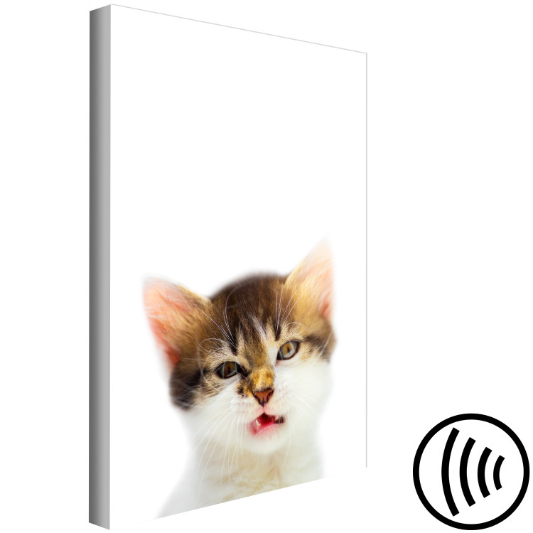Canvas Art Print Cat Style (1-part) - Domestic Animal with a Touch of Wildness in Focus 114957 additionalImage 6
