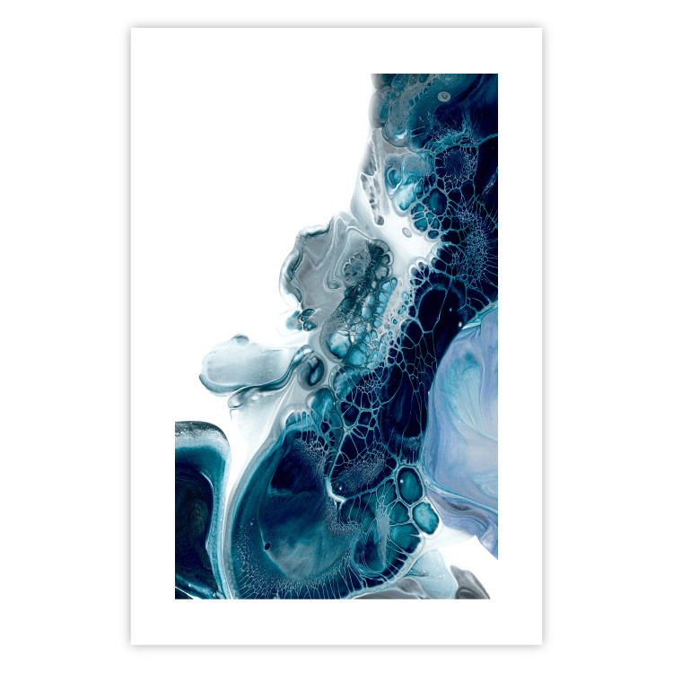 Poster Acrylic abstraction - emerald composition in Scandinavian style 115157 additionalImage 25