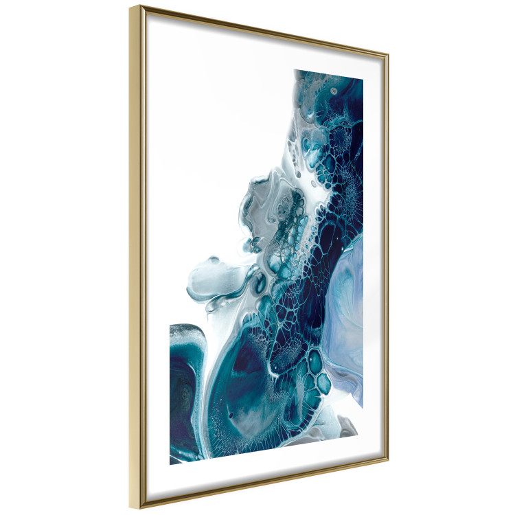 Poster Acrylic abstraction - emerald composition in Scandinavian style 115157 additionalImage 8