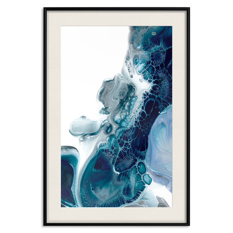 Poster Acrylic abstraction - emerald composition in Scandinavian style 115157 additionalImage 18
