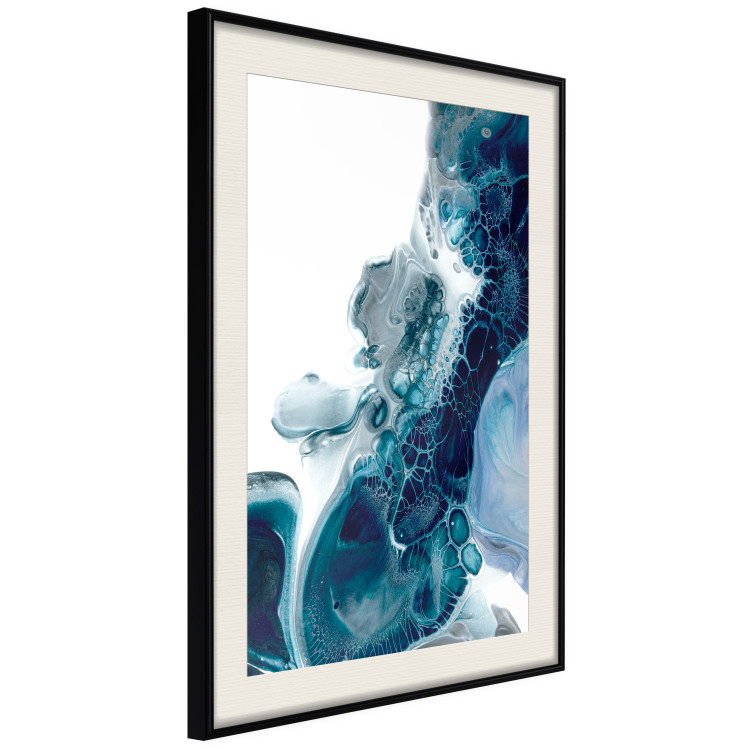 Poster Acrylic abstraction - emerald composition in Scandinavian style 115157 additionalImage 3