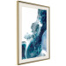 Poster Acrylic abstraction - emerald composition in Scandinavian style 115157 additionalThumb 2