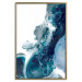 Poster Acrylic abstraction - emerald composition in Scandinavian style 115157 additionalThumb 20