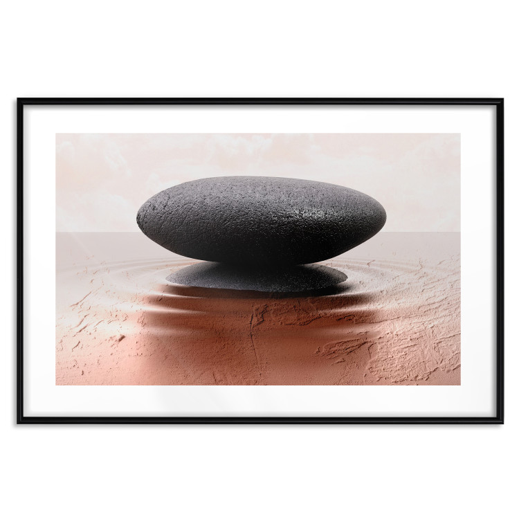 Wall Poster Peace and Harmony - Zen-style composition with a stone on a water surface 117257 additionalImage 17