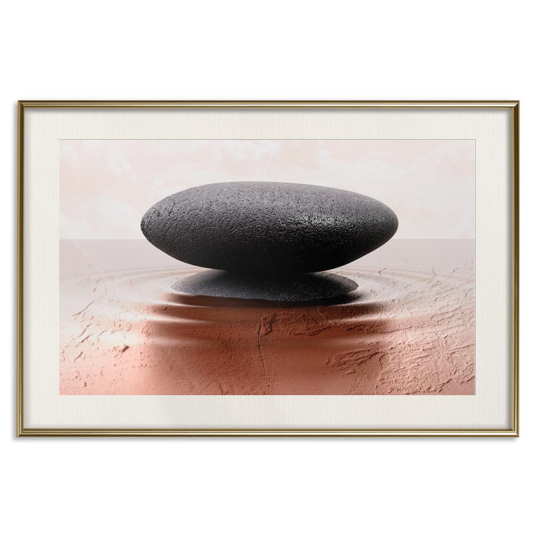Wall Poster Peace and Harmony - Zen-style composition with a stone on a water surface 117257 additionalImage 19