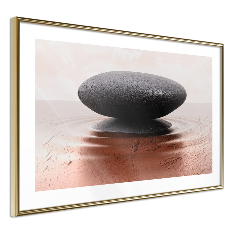 Wall Poster Peace and Harmony - Zen-style composition with a stone on a water surface 117257 additionalImage 8