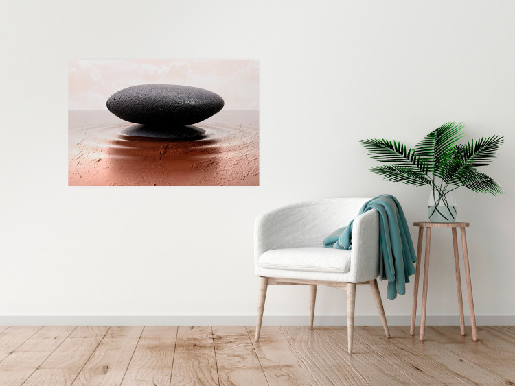 Wall Poster Peace and Harmony - Zen-style composition with a stone on a water surface 117257 additionalImage 23