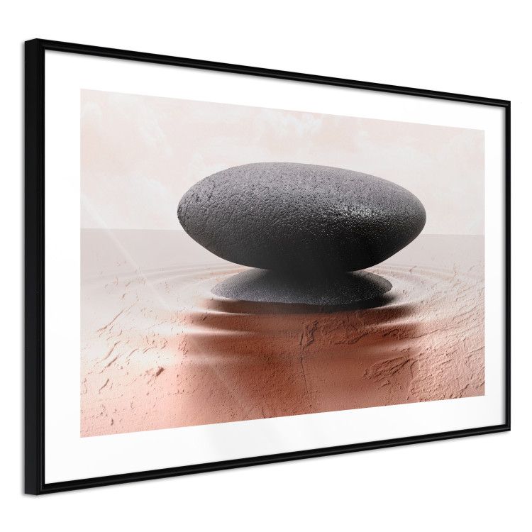 Wall Poster Peace and Harmony - Zen-style composition with a stone on a water surface 117257 additionalImage 13
