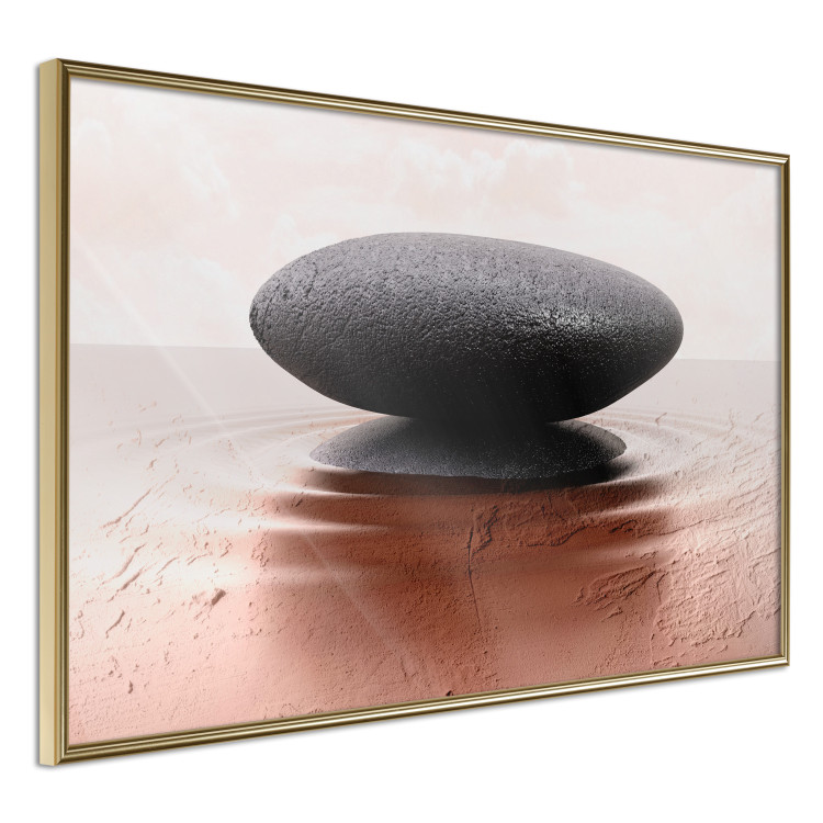 Wall Poster Peace and Harmony - Zen-style composition with a stone on a water surface 117257 additionalImage 12