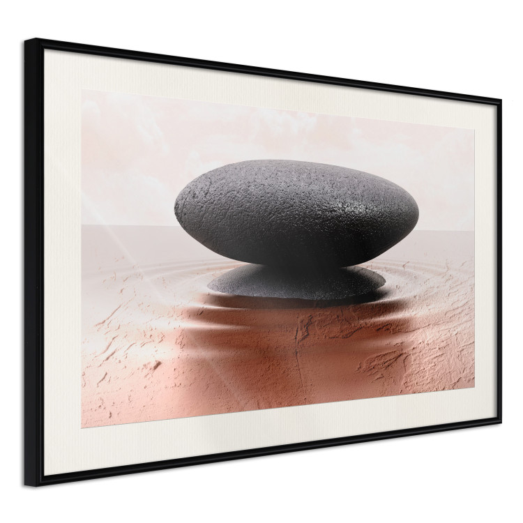 Wall Poster Peace and Harmony - Zen-style composition with a stone on a water surface 117257 additionalImage 3