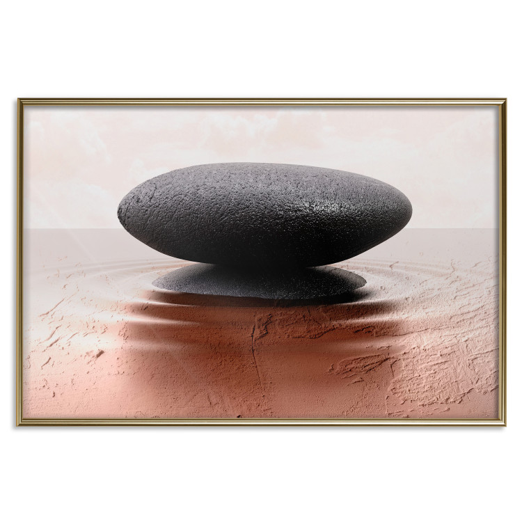 Wall Poster Peace and Harmony - Zen-style composition with a stone on a water surface 117257 additionalImage 16