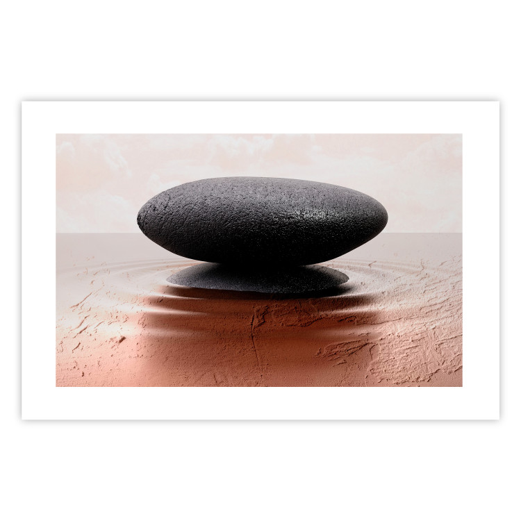 Wall Poster Peace and Harmony - Zen-style composition with a stone on a water surface 117257 additionalImage 25