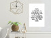 Poster Geometric Clover - black and white spatial 3D abstract 117557 additionalThumb 11