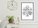 Poster Geometric Clover - black and white spatial 3D abstract 117557 additionalThumb 12