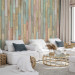 Wallpaper Wood in Pastels 122357