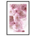 Poster Floral Mist - landscape with many pink flowers on a white background 122857 additionalThumb 15