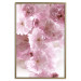 Poster Floral Mist - landscape with many pink flowers on a white background 122857 additionalThumb 20