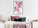 Poster Floral Mist - landscape with many pink flowers on a white background 122857 additionalThumb 4
