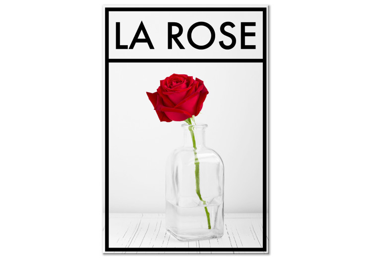 Canvas La Rose (1 Part) Vertical 123557