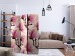 Folding Screen Blooming Magnolias (3-piece) - pink flowers among brown branches 124257 additionalThumb 4