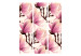 Folding Screen Blooming Magnolias (3-piece) - pink flowers among brown branches 124257 additionalThumb 3