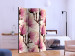 Folding Screen Blooming Magnolias (3-piece) - pink flowers among brown branches 124257 additionalThumb 2
