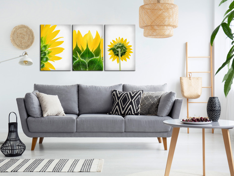 Canvas Print Sunny Shapes (3 Parts) 124357 additionalImage 3