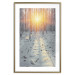Wall Poster Winter Afternoon - forest in winter atmosphere against setting sun 124457 additionalThumb 15