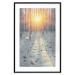 Wall Poster Winter Afternoon - forest in winter atmosphere against setting sun 124457 additionalThumb 20