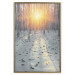 Wall Poster Winter Afternoon - forest in winter atmosphere against setting sun 124457 additionalThumb 19