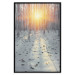 Wall Poster Winter Afternoon - forest in winter atmosphere against setting sun 124457 additionalThumb 18