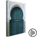 Canvas Art Print Moroccan, turquoise doors - a photograph of ethnic architecture 124957 additionalThumb 6