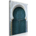 Canvas Art Print Moroccan, turquoise doors - a photograph of ethnic architecture 124957 additionalThumb 2