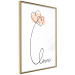 Wall Poster United in the Clouds - English text with hearts on a white background 125357 additionalThumb 14
