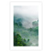 Wall Poster Exotic Adventure - landscape of a forest surrounded by mist on a mountain range 125757 additionalThumb 25