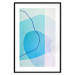 Poster Azure Butterfly - abstract composition on a blue texture 126557 additionalThumb 15
