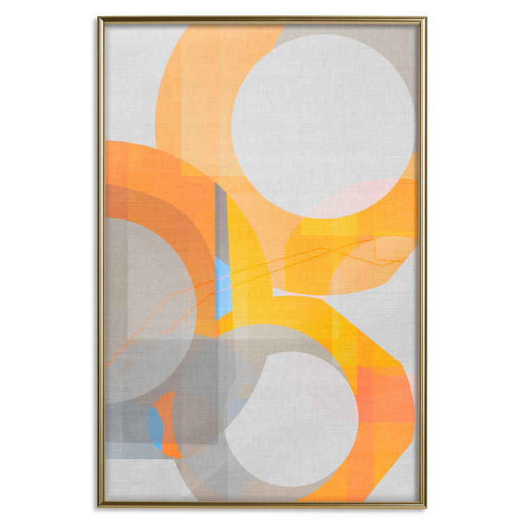 Wall Poster Multicolor - abstract circular geometric figures 126657 additionalImage 17