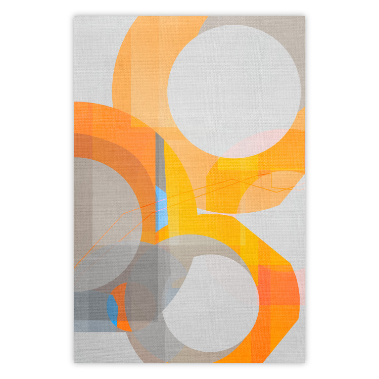 Wall Poster Multicolor - abstract circular geometric figures 126657