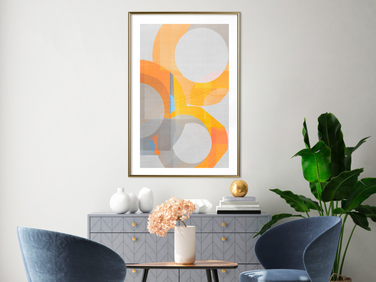 Wall Poster Multicolor - abstract circular geometric figures 126657 additionalImage 13