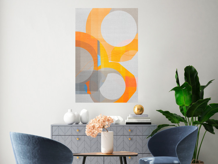 Wall Poster Multicolor - abstract circular geometric figures 126657 additionalImage 2