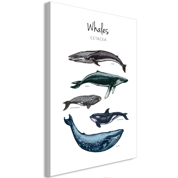 Canvas Whales (1 Part) Vertical 126857 additionalImage 2