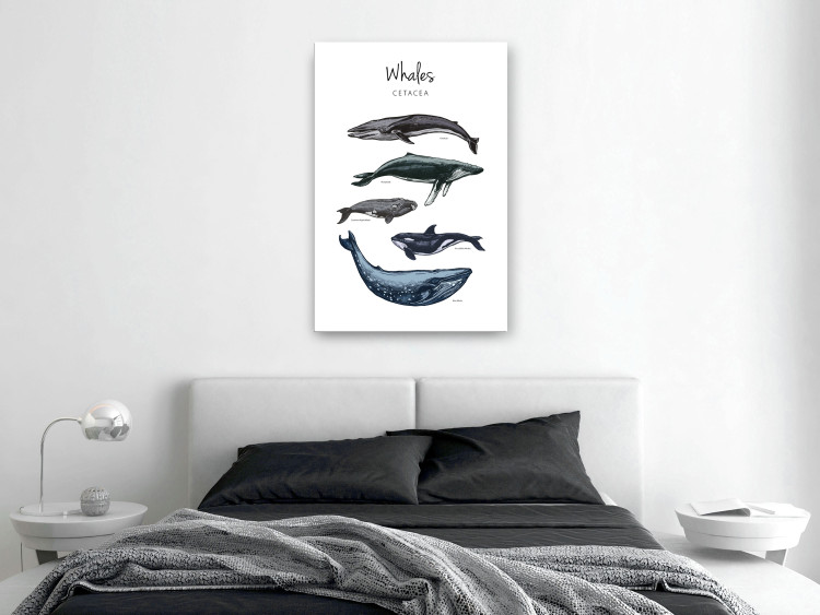 Canvas Whales (1 Part) Vertical 126857 additionalImage 3