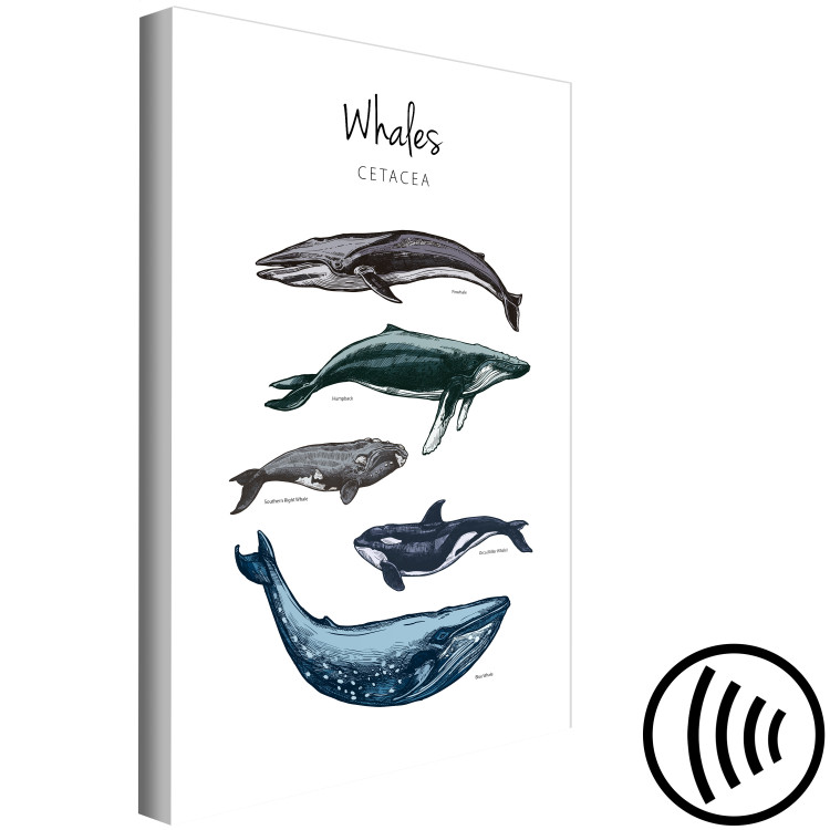 Canvas Whales (1 Part) Vertical 126857 additionalImage 6