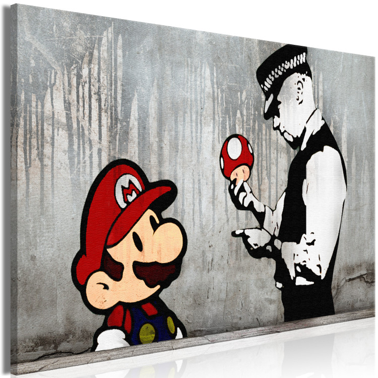 Large canvas print Mario Bros on Concrete [Large Format] 128557 additionalImage 2