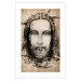 Poster Turin Shroud in Sepia - brown sacred composition with the face of the saint 129357 additionalThumb 19