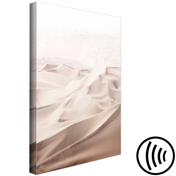 Canvas Art Print Sandy Fabric (1-part) vertical - landscape of the Arabian desert 129457 additionalImage 6