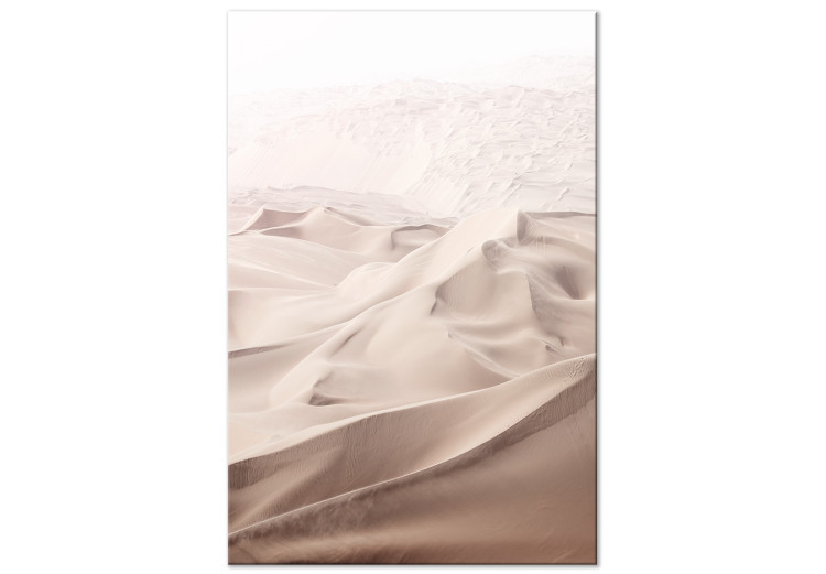 Canvas Art Print Sandy Fabric (1-part) vertical - landscape of the Arabian desert 129457