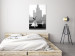 Canvas Dance over the River (1-piece) Vertical - cityscape photograph with a woman 129757 additionalThumb 3